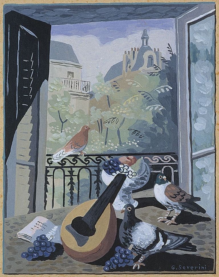 Gino Severini, La finestra coi colombi, 1931. Museo Novecento, Dono Alberto della Ragione, Fototeca Musei Civici Fiorentini
