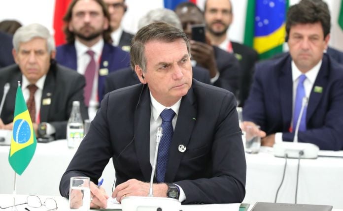 Jair Bolsonaro al BRICS summit di Osaka, 28 giugno 2019