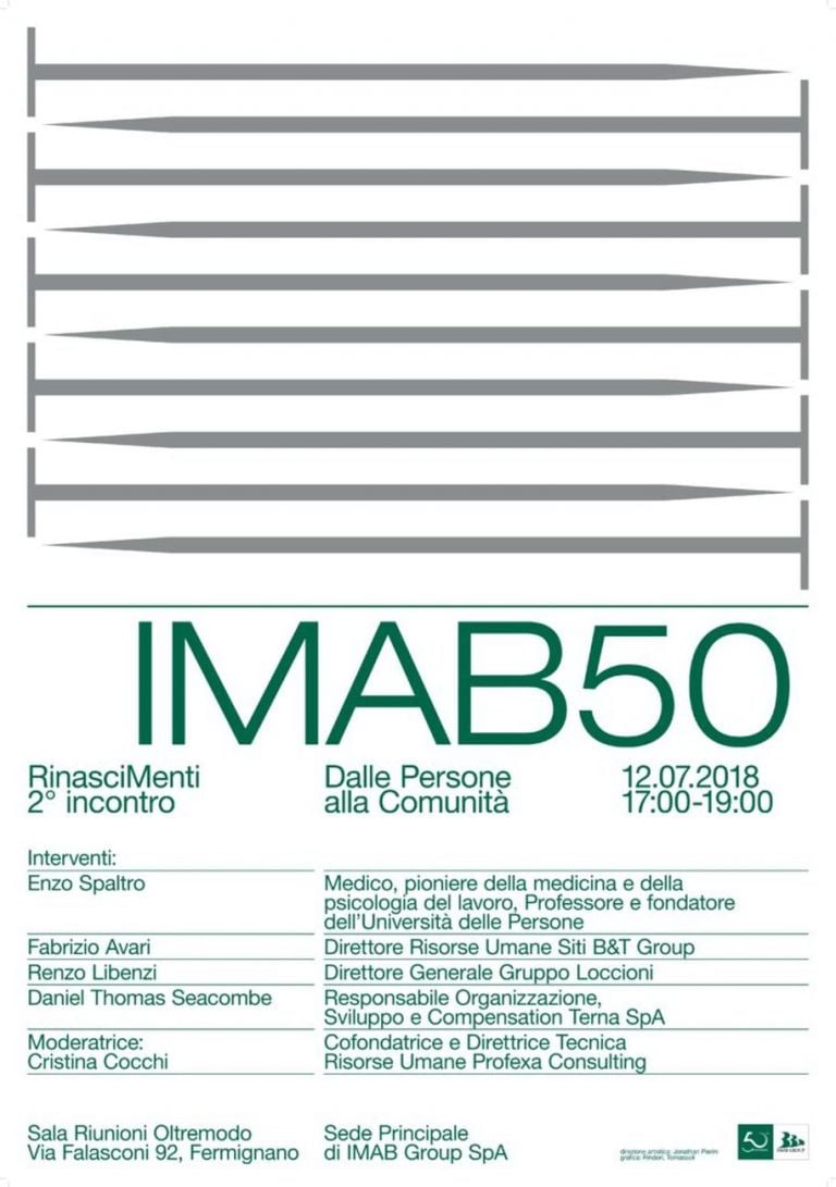 Jonathan Pierini, IMAB Group, progetto murale per i 50 anni dell’azienda. Comunicazione e allestimento dello spazio, 2018–in progress