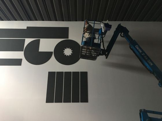 Jonathan Pierini, IMAB Group, progetto murale per i 50 anni dell’azienda. Comunicazione e allestimento dello spazio, 2018–in progress