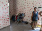L’interno di una casa fornita dal comune di Tirana ad alcune famiglie rom a Shkozë, nelle periferie della capitale. Photo Marco Carlone