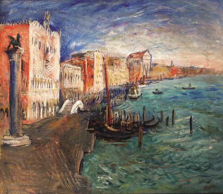 Guido Pajetta, La riva degli Schiavoni, 1933