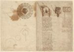 Leonardo da Vinci, Codice Atlantico, Foglio 1, recto. Milano, Biblioteca Ambrosiana