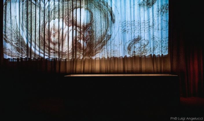 Leonardo e Vitruvio. Oltre il cerchio e il quadrato. Installation view at Palazzo Malatesttiano, Fano 2019. Photo Luigi Angelucci