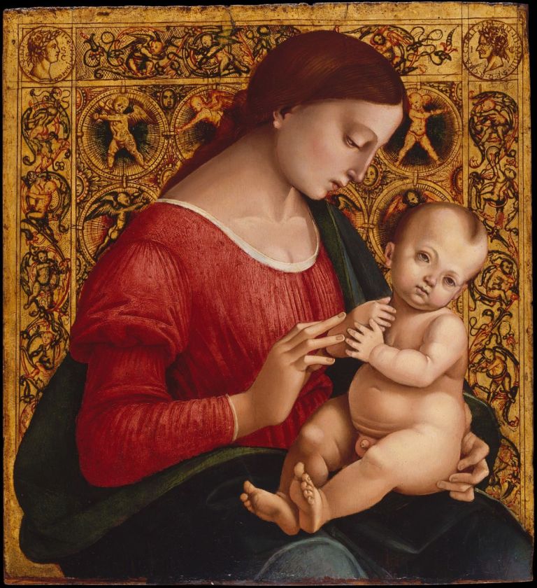 Luca Signorelli, Madonna col Bambino, 1505 07, olio e tempera su tavola. New York, Metropolitan Museum of Art