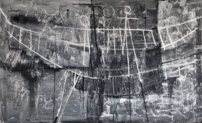 Luigi Pericle, Matri Dei d.d.d., 1965, tecnica mista su tela, 80 x 129,5 cm. Photo X4 Studios