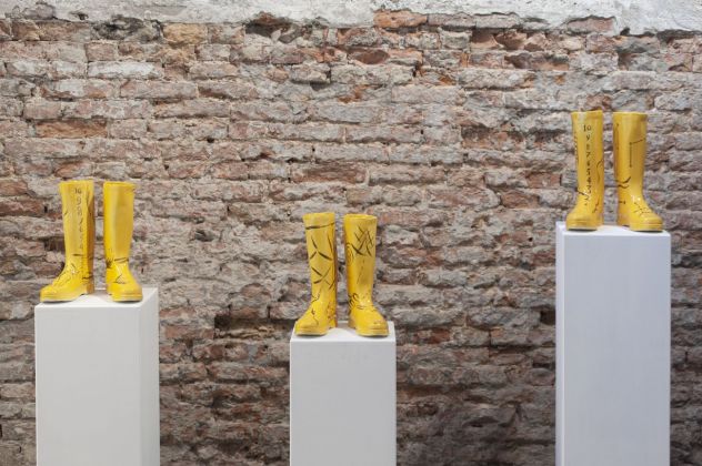 Marcos Lutyens, Inductive rig leg boots I, II, III, 2019