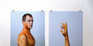 Michele Tiberio, Za'faran, 2019, fotografia di Niko Coniglio, stampa fotografica, 2 foto 70x50 cm, photo credits Carlo Vigni