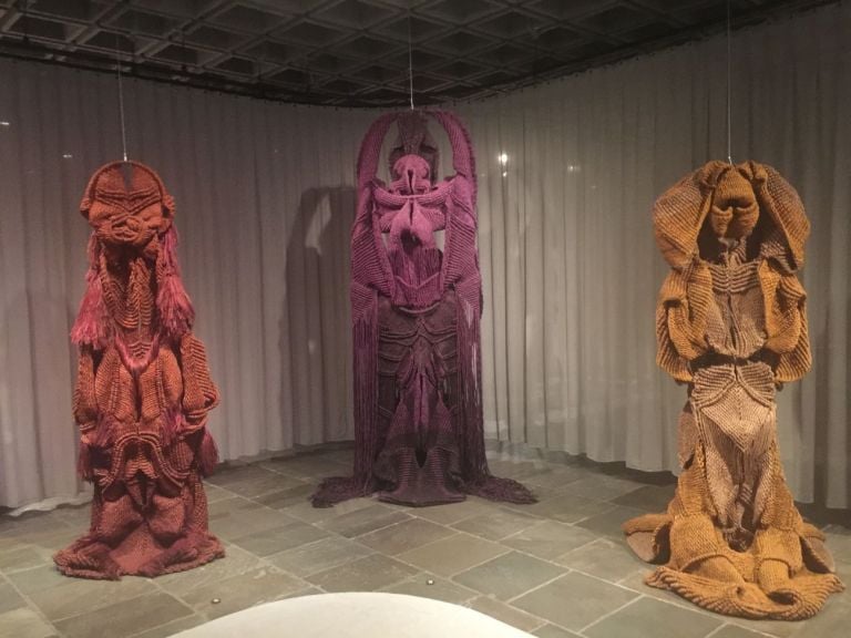 Mrinalini Mukherjee. Phenomenal Nature. Exhibition view at The Met Breuer, New York 2019. Courtesy Th Met