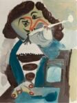 Pablo Picasso, Fumeur, Homme Assise, 1967, olio su tela, 116x89 cm. Museo del Novecento, Milano