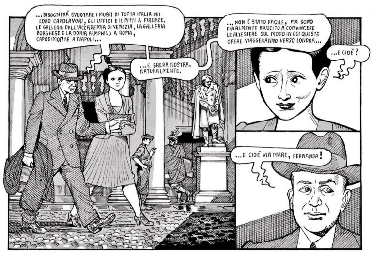 Paolo Bacilieri – Ettore & Fernanda. Un'avventura braidense (Coconino Press Fandango, Roma 2019)