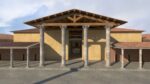 Ricostruzione virtuale della Basilica romana di Fano, il cui progetto fu realizzato da Vitruvio
