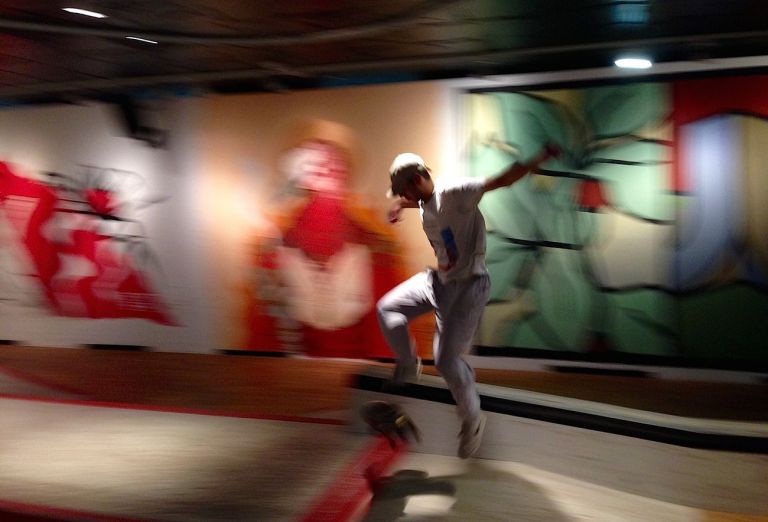 Street Art & Skateboarding. Exhibition view at Wien Museum, 2019