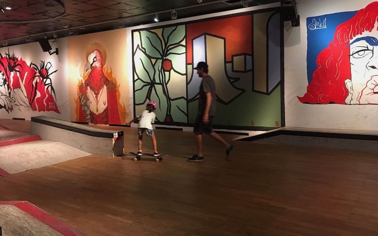 Street Art & Skateboarding. Exhibition view at Wien Museum, 2019