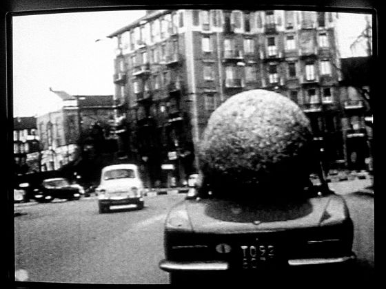 Ugo Nespolo, Buongiorno Michelangelo, 1968-69, fotogramma dal film