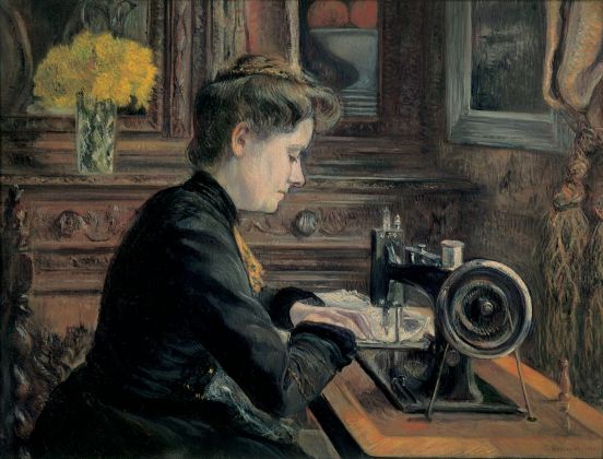 Umberto Boccioni, La cucitrice, 1903. Collezione privata
