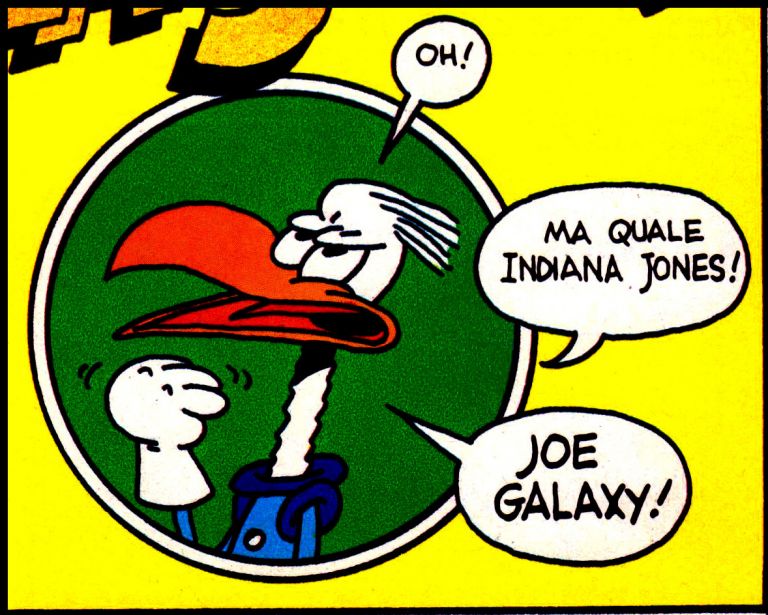 Un disegno del fumetto Joe Galaxy