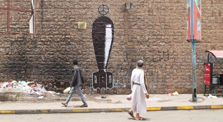 War Brand, Ruins campaign, Yemen, 2017. Photo Murad Subay