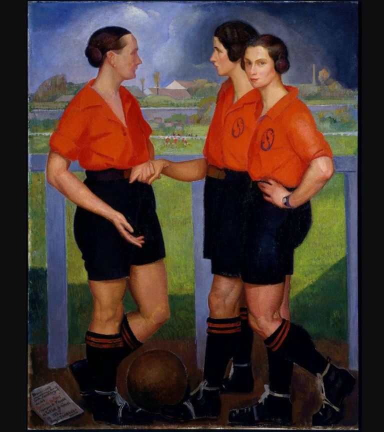 Ángel Zárraga, Las Futbolistas, 1922. Museo del Arte Moderno, Città del Messico