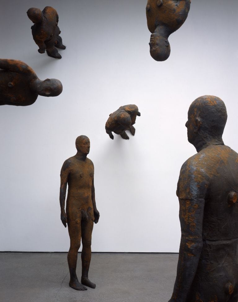 Antony Gormley, Lost Horizon I, 2008. Installation view, White Cube, Mason's Yard, London, England. Courtesy of the Artist and PinchukArtCentre (Kiev, Ukraine) © the Artist. Photo Stephen White, London