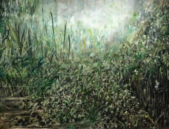 Antonio Bardino, Paesaggio laterale, 2017, olio su tela, 150x200 cm
