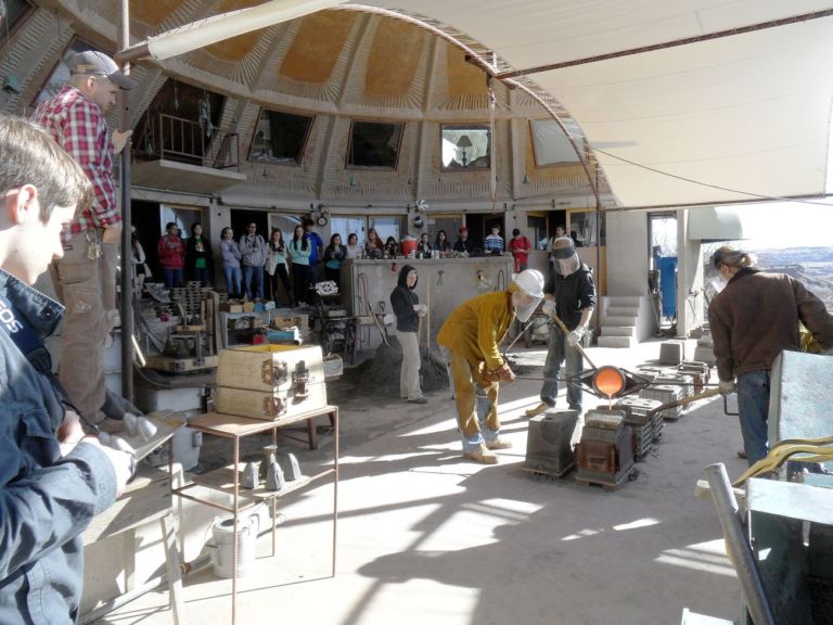 Arcosanti, Foundry, photo credit Chihiro Saito