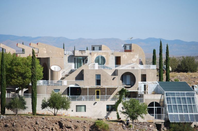 Arcosanti, S.O.D. UNIT [Soleri Office and Drafting Unit], photo credit Alfonso Elia