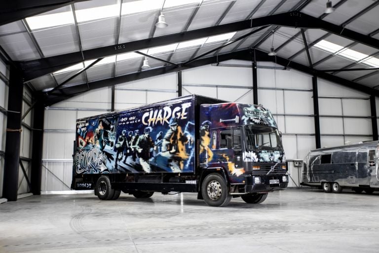 Banksy Turbo Zone Truck, courtesy Press Bonhams