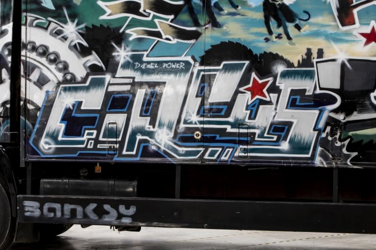 Banksy Turbo Zone Truck, courtesy Press Bonhams