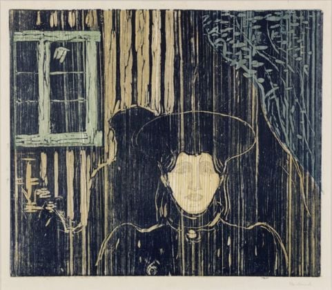 Edvard Munch, Chiaro di luna I, 1896. Collezione privata, courtesy Galleri K, Oslo. Photo Reto Rodolfo Pedrini