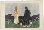 Edvard Munch, Due persone sole, 1899. Collezione privata, courtesy Galleri K, Oslo. Photo Reto Rodolfo Pedrini