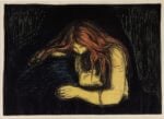 Edvard Munch, Vampiro II, 1895-1902. Collezione privata, courtesy Galleri K, Oslo. Photo Reto Rodolfo Pedrini