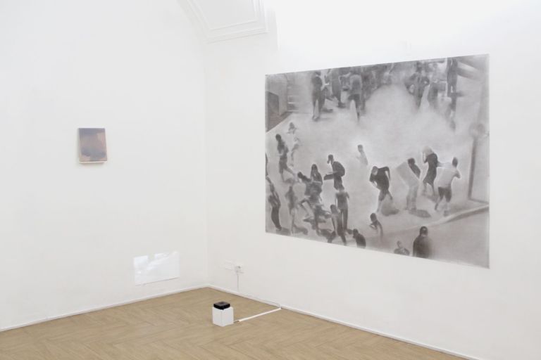 Ettore Pinelli, Un luogo sconosciuto. Installation view at Ritmo. Courtesy Ritmo