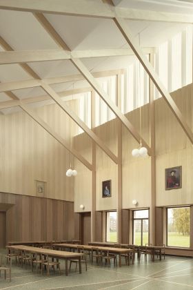 Feilden Fowles, Homerton Dining Hall, model. Credit Feilden Fowles