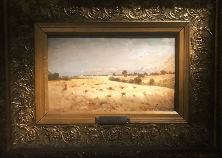 Francesco Lojacono Campo di grano 1880 90. Collezioni Fondazione Sicilia Pinacoteca Villa Zito Palermo L’aurora in pittura. Francesco De Grandi a Palermo