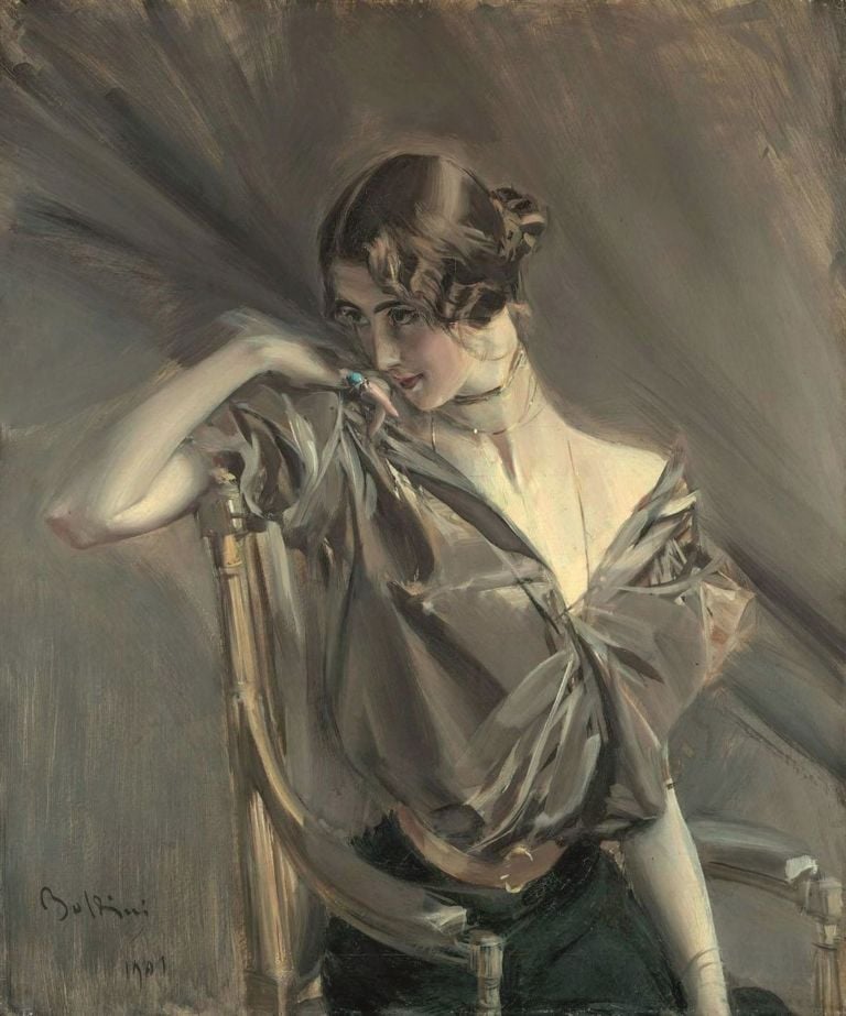 Giovanni Boldini, Cléo de Mérode, 1901. Collezione privata