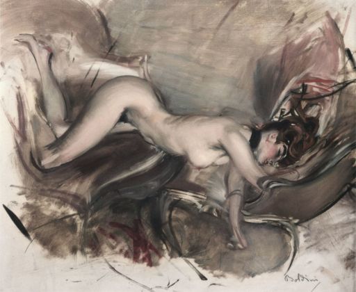 Giovanni Boldini, Nudo di giovane signora, 1890 1900. Arkas Collection
