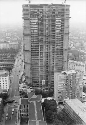 Grattacielo Pirelli in costruzione, 1958
