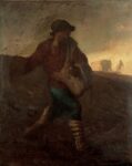 Jean-François Millet, 'The Sower', 1850, Oil on canvas, 100 x 80 cm, Yamanashi Prefectural Museum of Art, Japan
