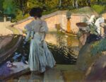 Joaquín Sorolla, María mirando los peces, 1907. Collezione privata