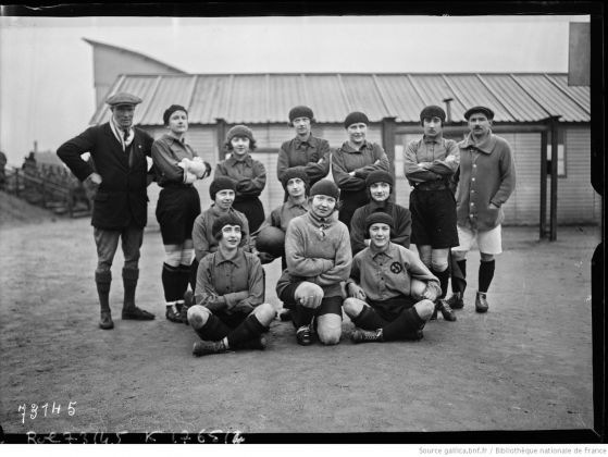 La squadra Sportives de Paris, 1922. Fonte Agence Rol
