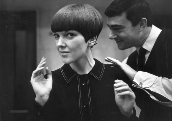 Mary Quant with Vidal Sassoon. Photo Ronald Dumont, 1964. Image © Ronald Dumont - Stringer - Getty Images