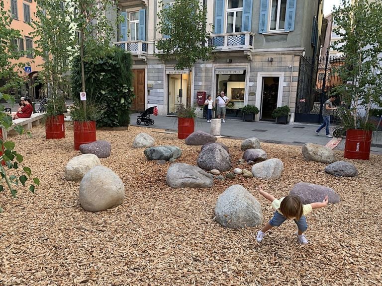 Piazza Pontida, Bergamo. Photo Claudia Zanfi