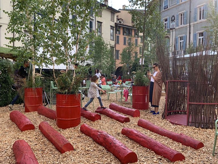 Piazza Pontida, Bergamo. Photo Claudia Zanfi