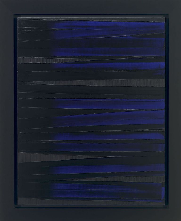 Pierre Soulages, Peinture 130 x 102 cm, 27 août 1986. Courtesy Lévy Gorvy, New York