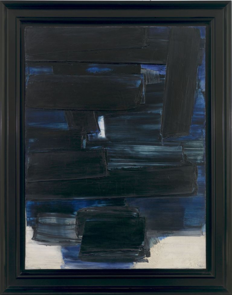 Pierre Soulages, Peinture 130 x 97 cm, 5 mai 1959. Courtesy Lévy Gorvy, New York