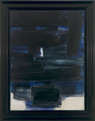 Pierre Soulages, Peinture 130 x 97 cm, 5 mai 1959. Courtesy Lévy Gorvy, New York