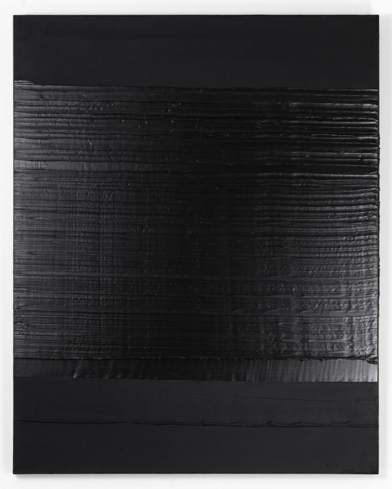 Pierre Soulages, Peinture 165 x 130 cm, 25 juillet 2017. Courtesy Lévy Gorvy, New York