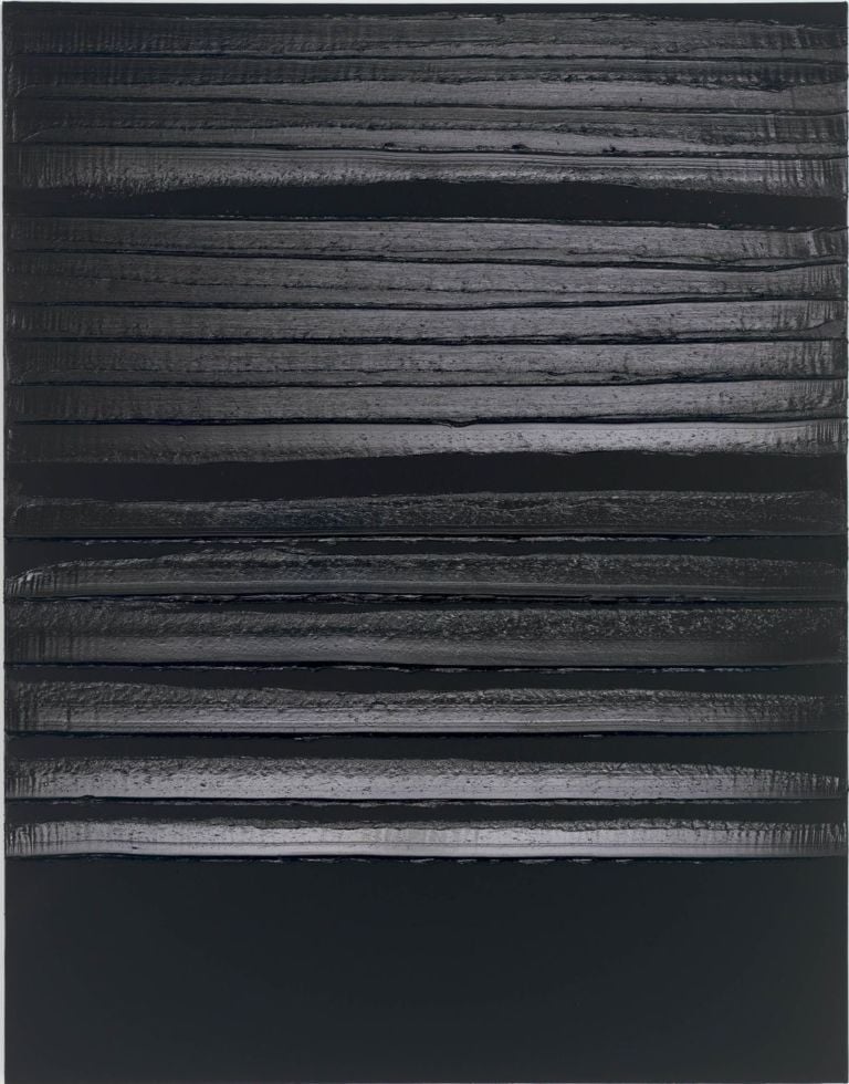 Pierre Soulages, Peinture 181 x 142 cm, 3 mai 2019. Courtesy Lévy Gorvy, New York