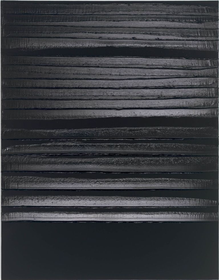 Pierre Soulages, Peinture 181 x 142 cm, 3 mai 2019. Courtesy Lévy Gorvy, New York